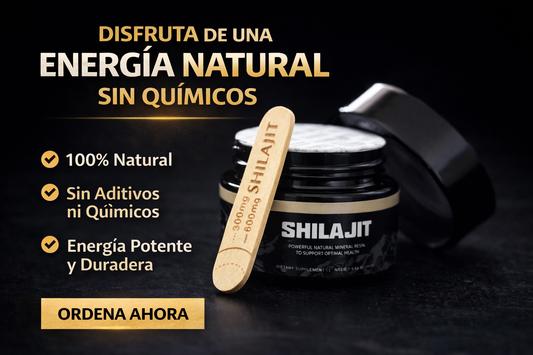 Shilajit Premium – Energía, enfoque y rendimiento natural