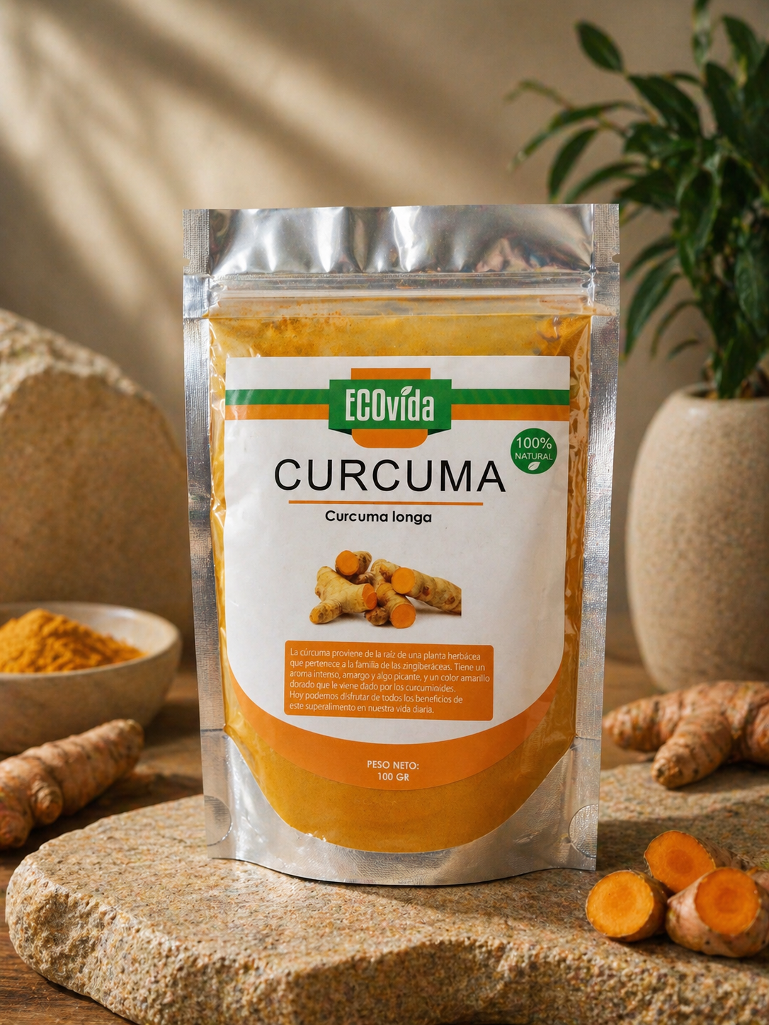 Harina de curcuma