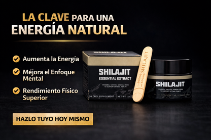 Shilajit Premium – Energía, enfoque y rendimiento natural